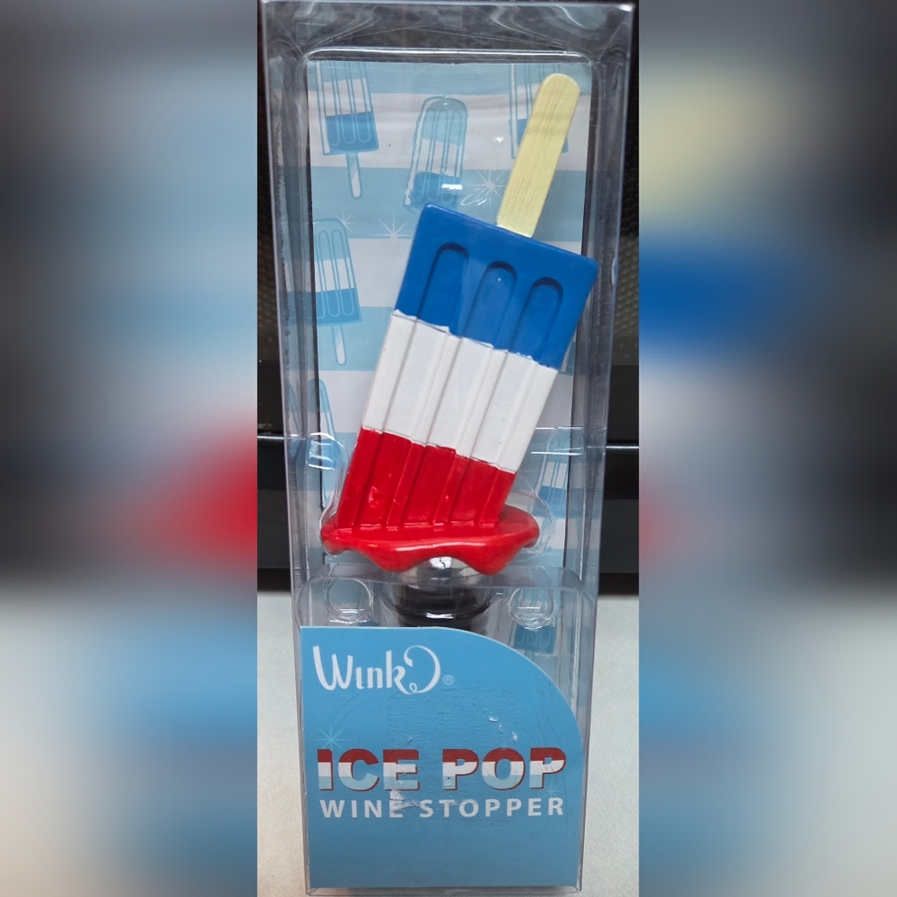 Wink Ice Pop Wine Stopper New in original packaging